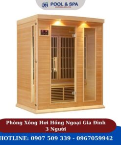 Phòng Xông Hơi Hồng Ngoại Gia Đình 3 Người
