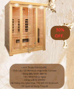 3H Pool & Spa | Phòng xông hơi hồng ngoại nhập Khẩu