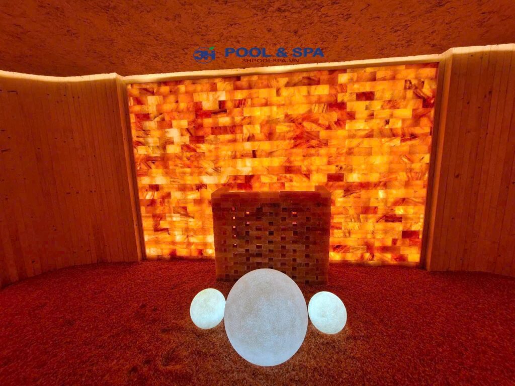 3H Pool & Spa | Thi công Phòng xông hơi  đá muối Himalaya cho a– Spa Hồng Nhung, Vũng Tàu 3H Pool & Spa | Thi công Phòng xông hơi  đá muối Himalaya cho a– Spa Hồng Nhung, Vũng Tàu
